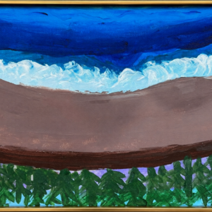Beach joy, ocean love